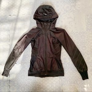 Lululemon black jacket with hood